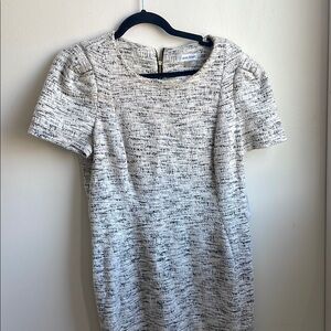 Calvin Klein Women's Black and White Dress